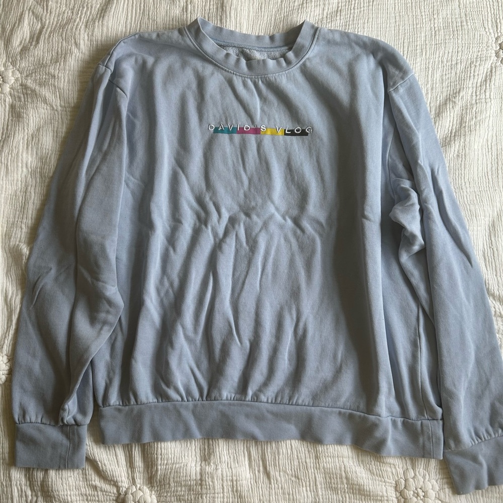 David’s Vlog Crew Neck Sweatshirt